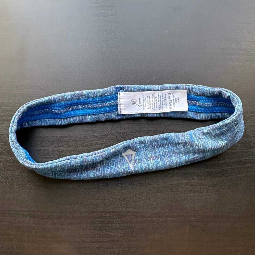 Ivivva by Lululemon Athletica Girls Light Blue Athletic Non-Slip Headband